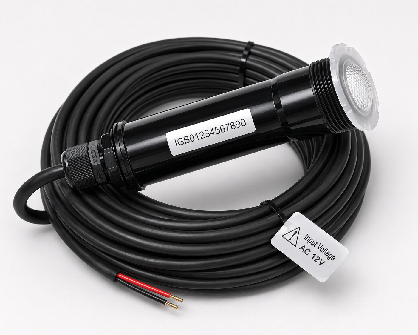 Serial number location on the INDI-Glo 2 light body